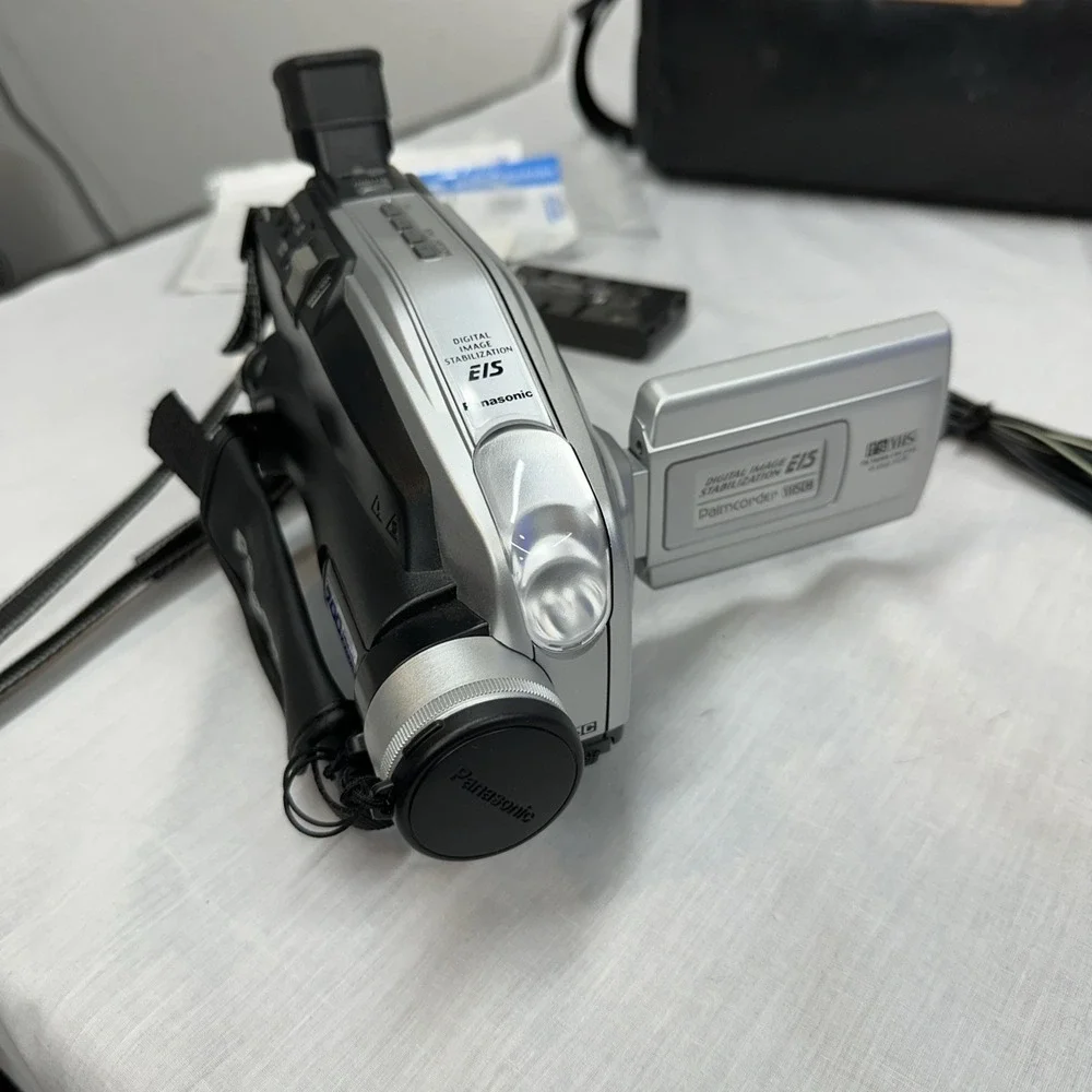 Panasonic PV-L354D VHS-C Camcorder silver EXCELLENT condition (tested) Needs Bat